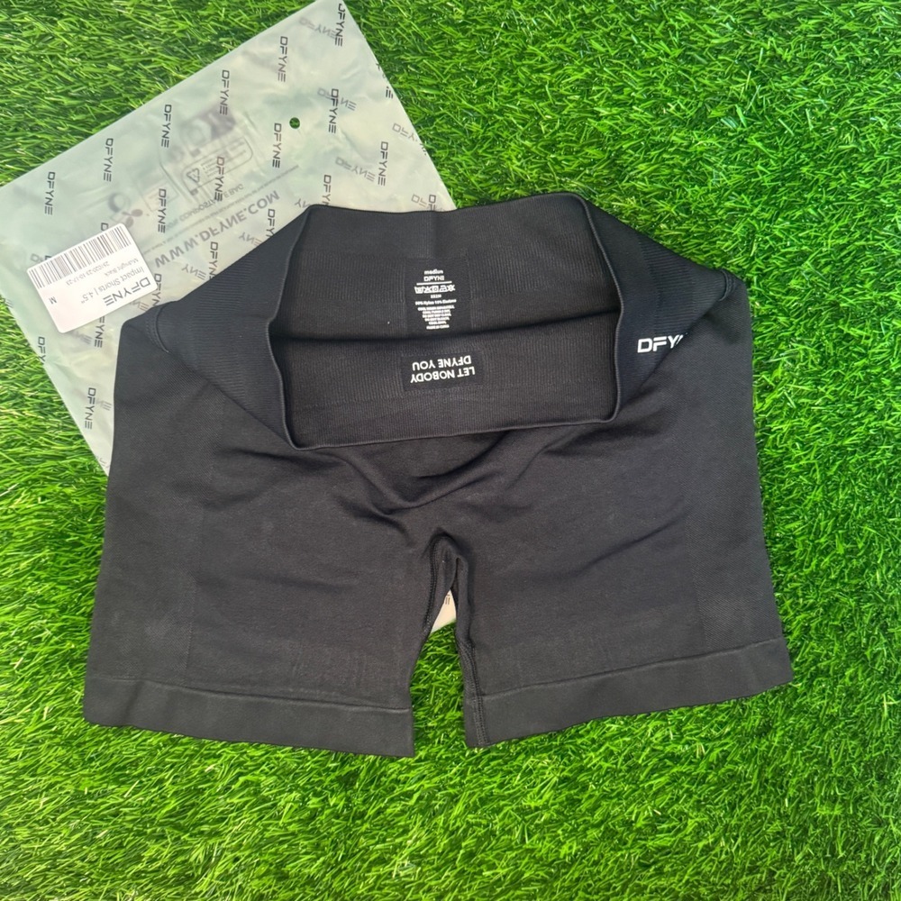 Dfyne impact shorts 4.5" midnight black medium - Picture 3 of 5